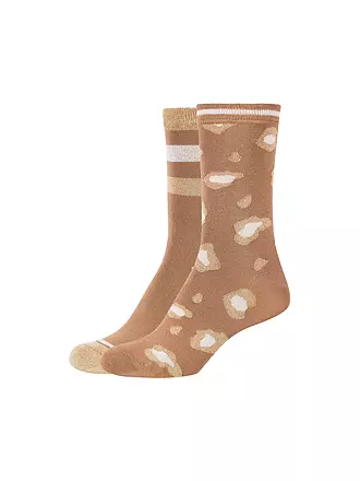 CAMANO | Socken 2er Pkg. black | camel